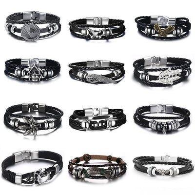 Bracelet cuir pour hommes