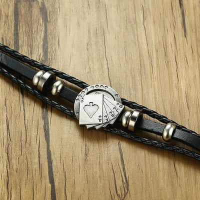 Bracelet cuir pour hommes