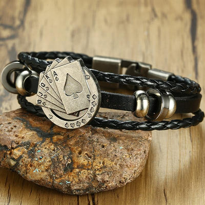 Bracelet cuir pour hommes
