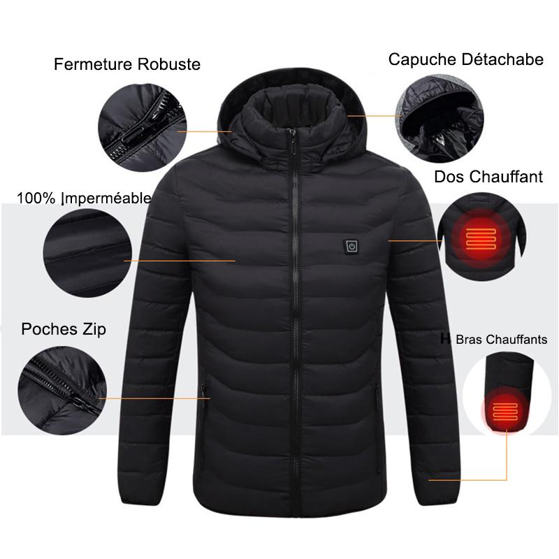 Doudoune chauffante