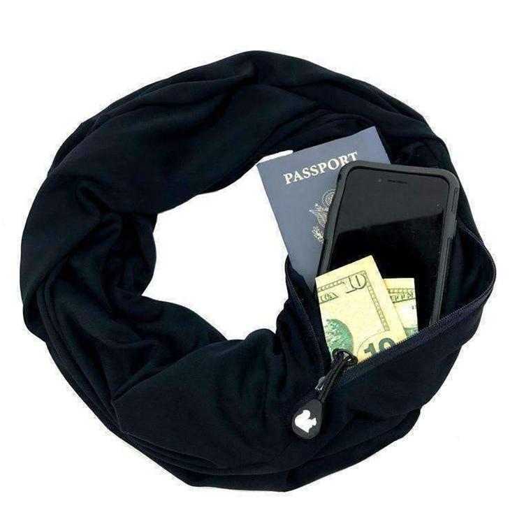 Écharpe Convertible Avec Poche