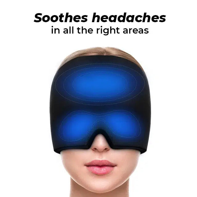 Bonnet anti-migraine chaud/froid