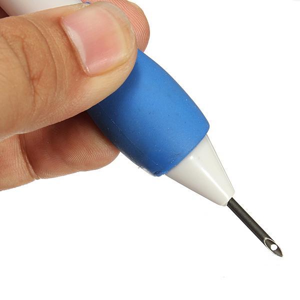 Stylo de Broderie Intelligent + set de 3 Aiguilles de 1.3mm 1.6mm 2.2mm