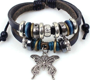bracelet vintage unisex papillon 