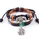 bracelet vintage unisex marijuana