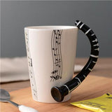 Mug en céramique pour les mélomanes et les amoureux de la musique.