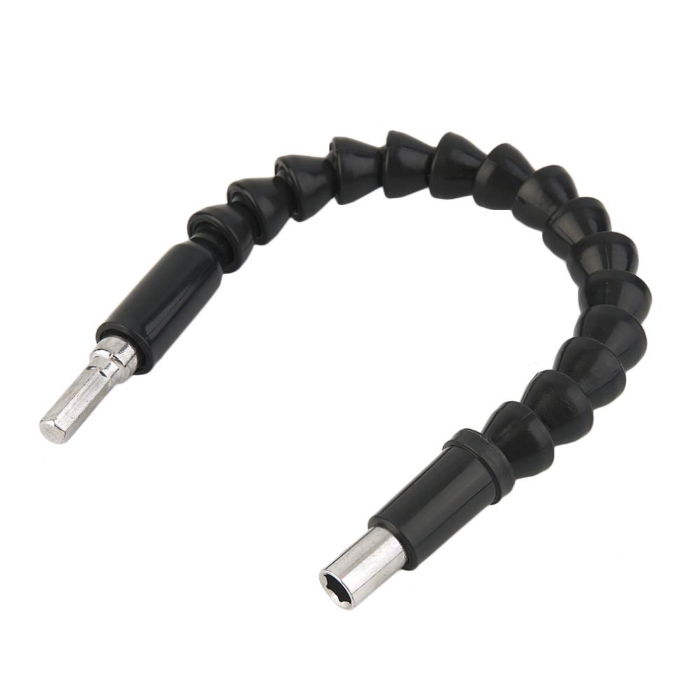 Tenlacum Emout Flexible 295 Mm Pour Perceuse Et Tournevis – 360° Articulé, Acier Carbone Robuste, Embout Hex Noir – Accès Facile Aux Coins Inaccessibles