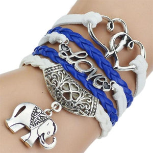 Bracelet de charme en cuir et design pour femme offert