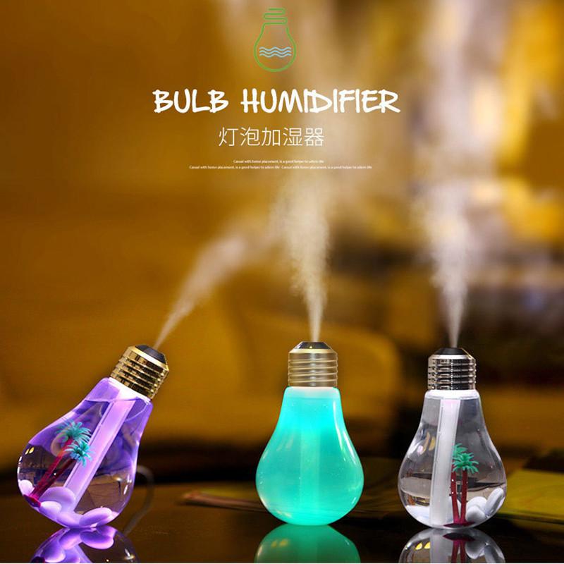 Diffuseur huiles essentielles lumineux à fumée humidifiante