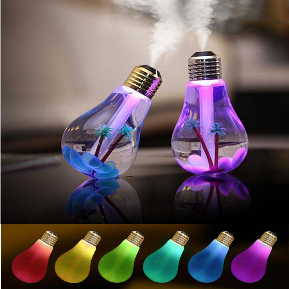Diffuseur huiles essentielles lumineux à fumée humidifiante