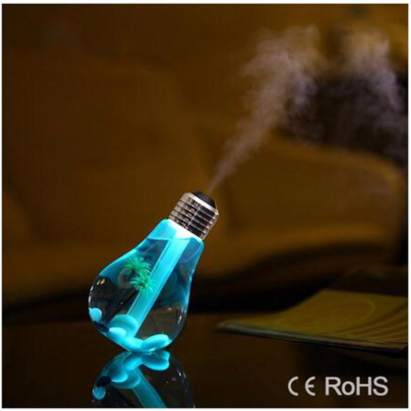 Diffuseur huiles essentielles lumineux à fumée humidifiante