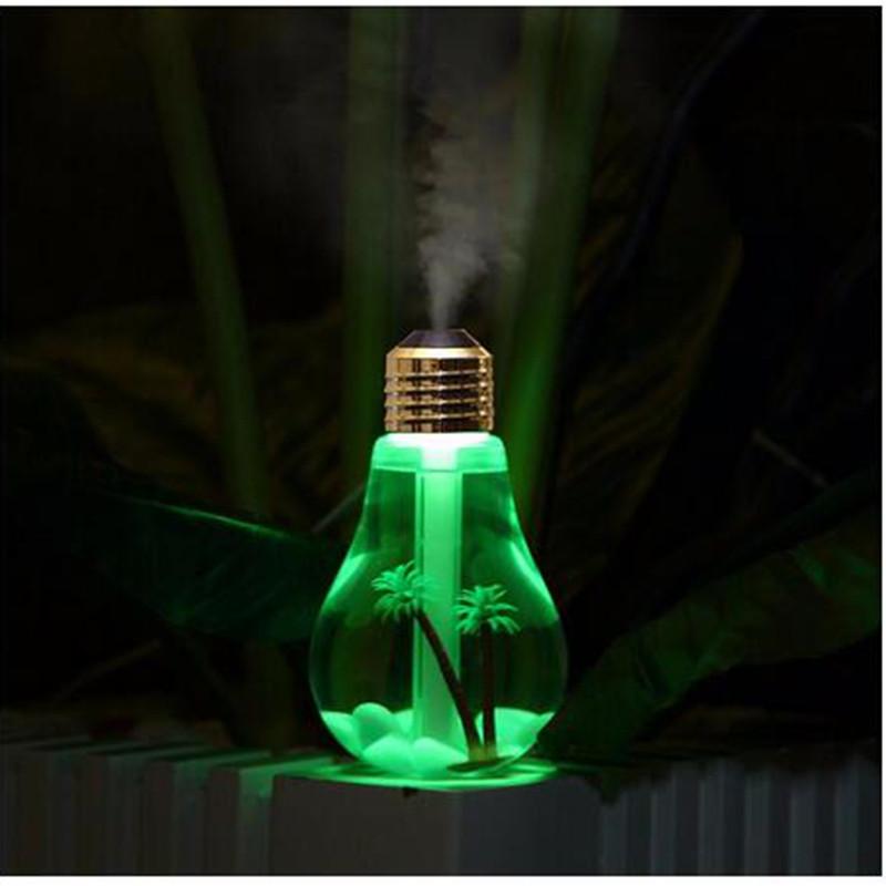 Diffuseur huiles essentielles lumineux à fumée humidifiante