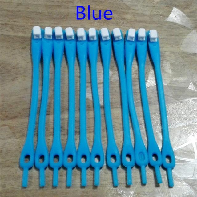 16 Lacets en silicone sans noeud