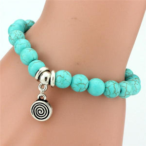 Bracelet en pierre turquoise