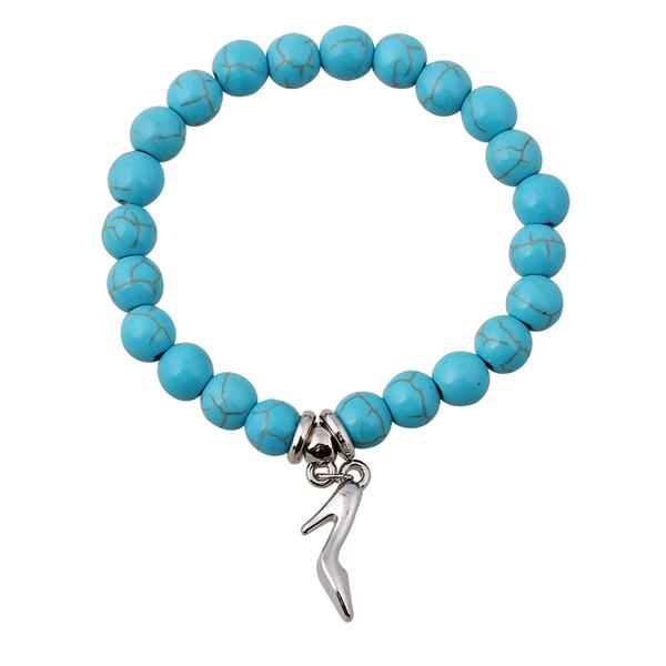 Bracelet en pierre turquoise