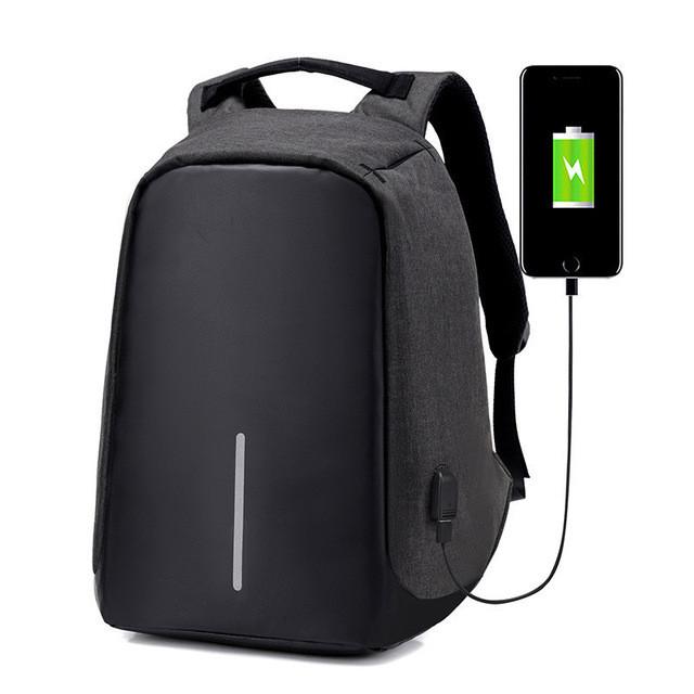 sac à dos anti-vol noir