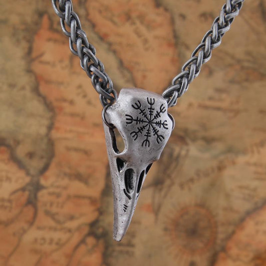 Pendentif Vicking Crane de Corbeau