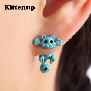 Boucles d'oreilles en forme de chat