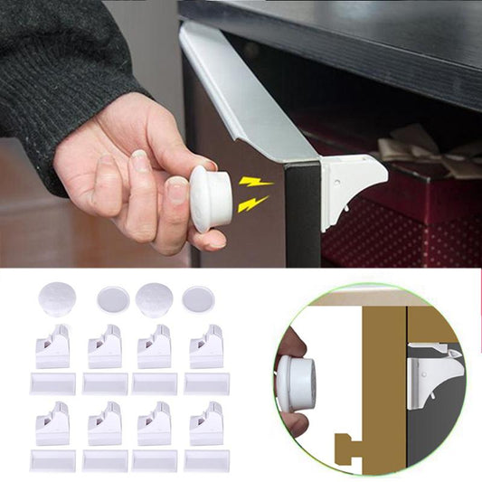 Kit de 4 ou 8 cadenas magnétiques de sécurité pour enfant