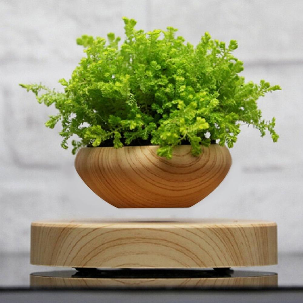Magnifique pot en léviation à éclerage LED
