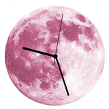 Horloge murale en forme de lune