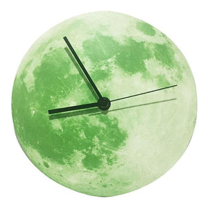 Horloge murale en forme de lune