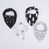 Pack de 4 Bavoirs Fashion Mixtes Super Absorbants