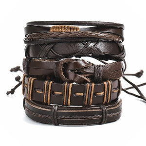 Bracelet multicouches hommes