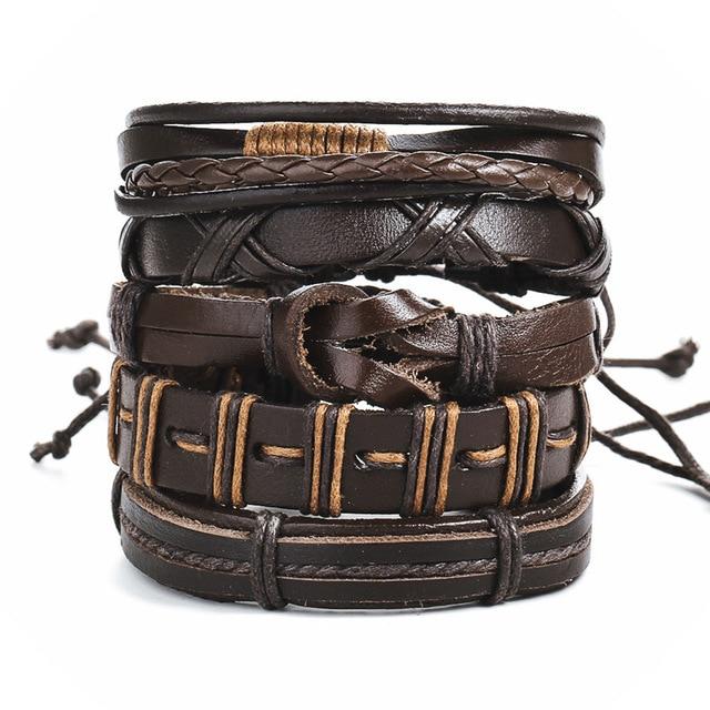 Bracelet multicouches hommes