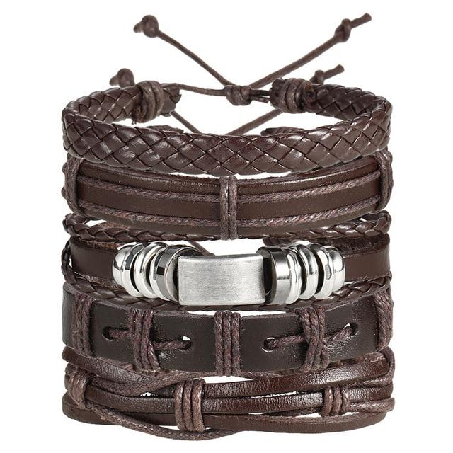 Bracelet multicouches hommes