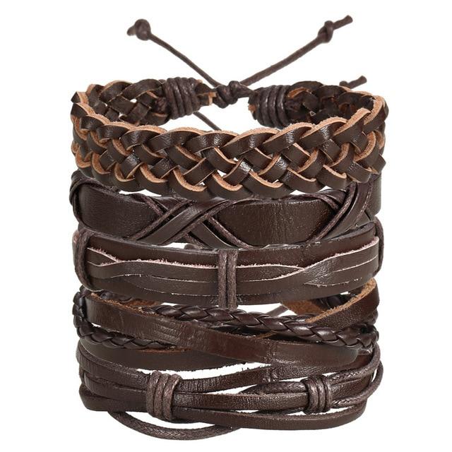 Bracelet multicouches hommes