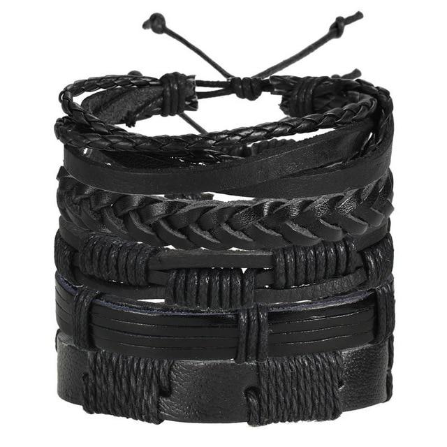 Bracelet multicouches hommes