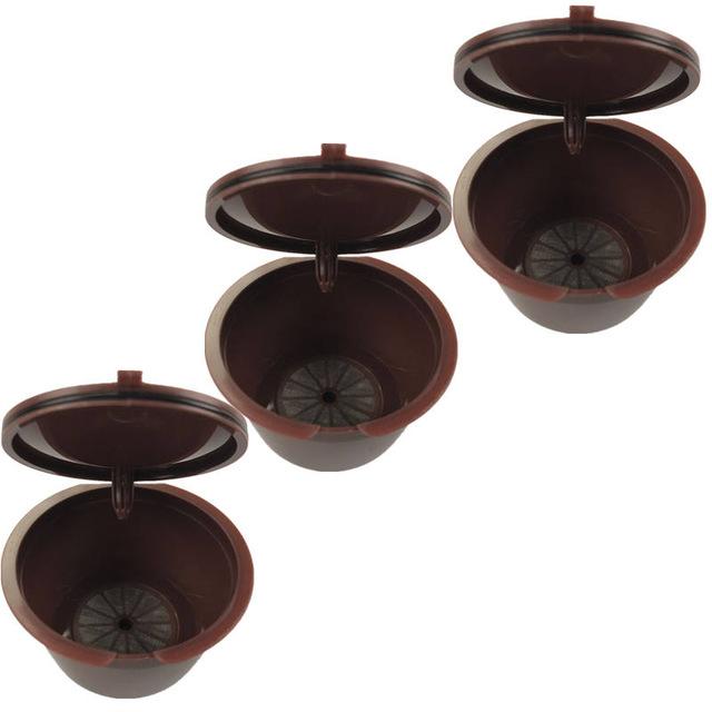 Pack de 3 Capsules Réutilisables compatible Nescafé et Dolce Gusto