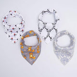 Pack de 4 Bavoirs Fashion Mixtes Super Absorbants