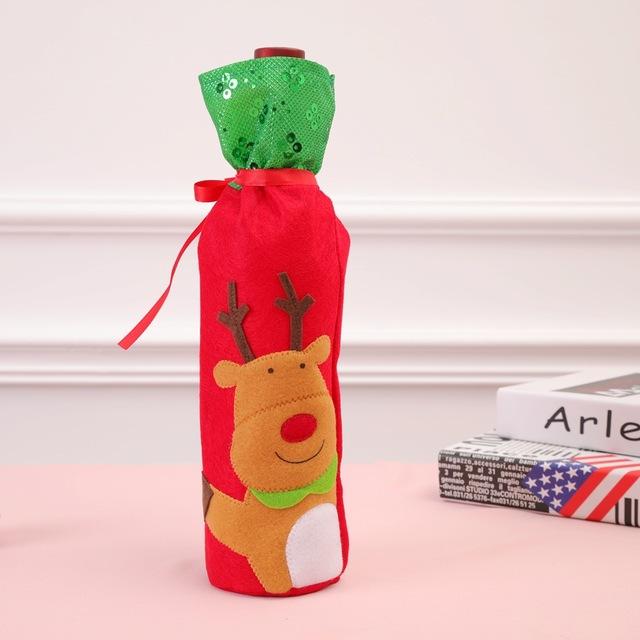Cache-bouteille spécial Noël