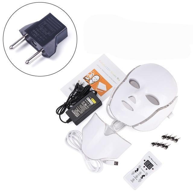 Masque luminothérapie visage et cou