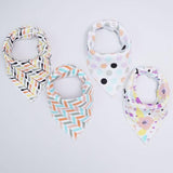 Pack de 4 Bavoirs Fashion Mixtes Super Absorbants