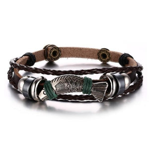 Bracelet cuir pour hommes