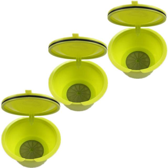 Pack de 3 Capsules Réutilisables compatible Nescafé et Dolce Gusto