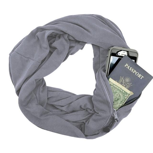 Écharpe Convertible Avec Poche