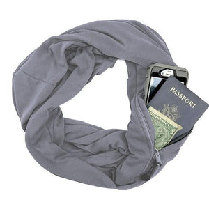 Écharpe Convertible Avec Poche
