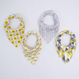 Pack de 4 Bavoirs Fashion Mixtes Super Absorbants