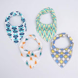 Pack de 4 Bavoirs Fashion Mixtes Super Absorbants