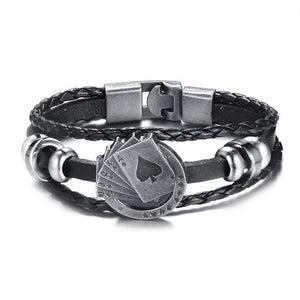Bracelet cuir pour hommes