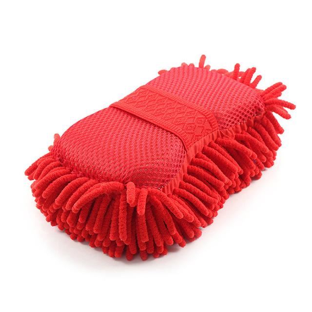 Éponge de lavage de voiture en microfibres