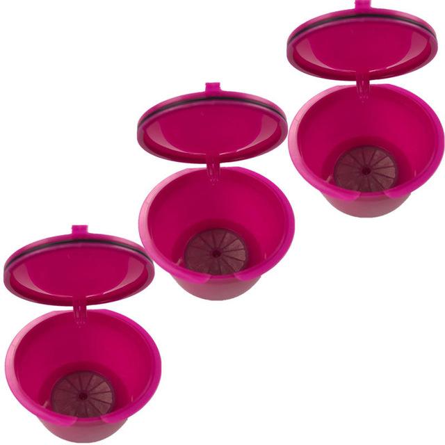 Pack de 3 Capsules Réutilisables compatible Nescafé et Dolce Gusto