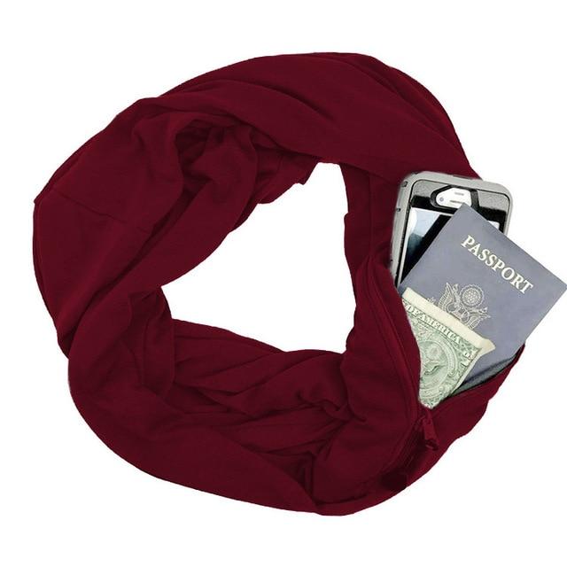Écharpe Convertible Avec Poche