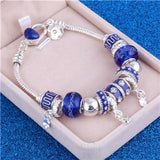 Bracelet argent avec pendentifs