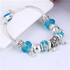Bracelet argent avec pendentifs