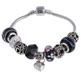 Bracelet argent avec pendentifs